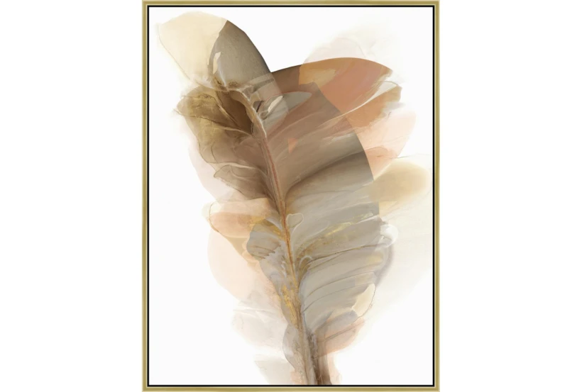 32X42 Taupe Flair II With Gold Frame - 360