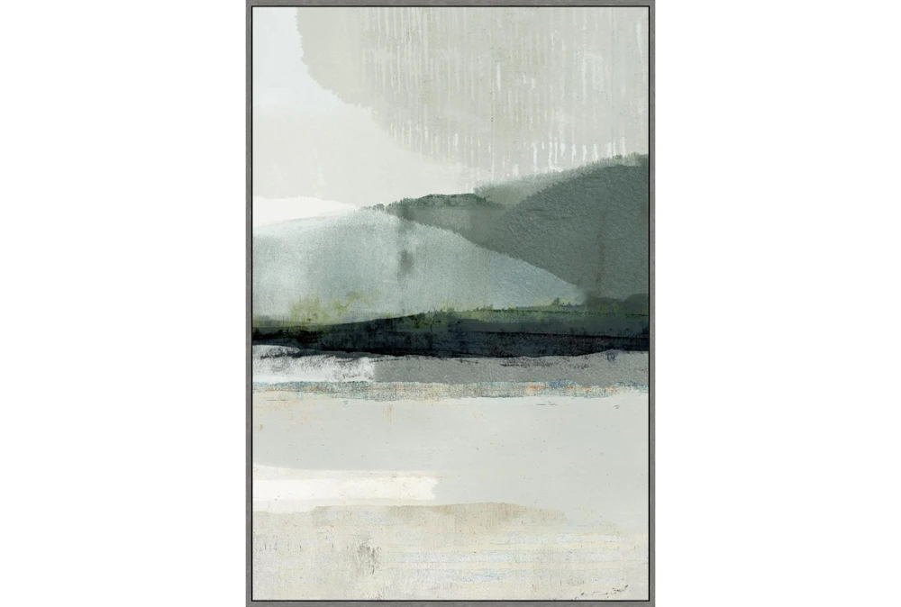 38X56 Jade Landscape I With Grey Frame
