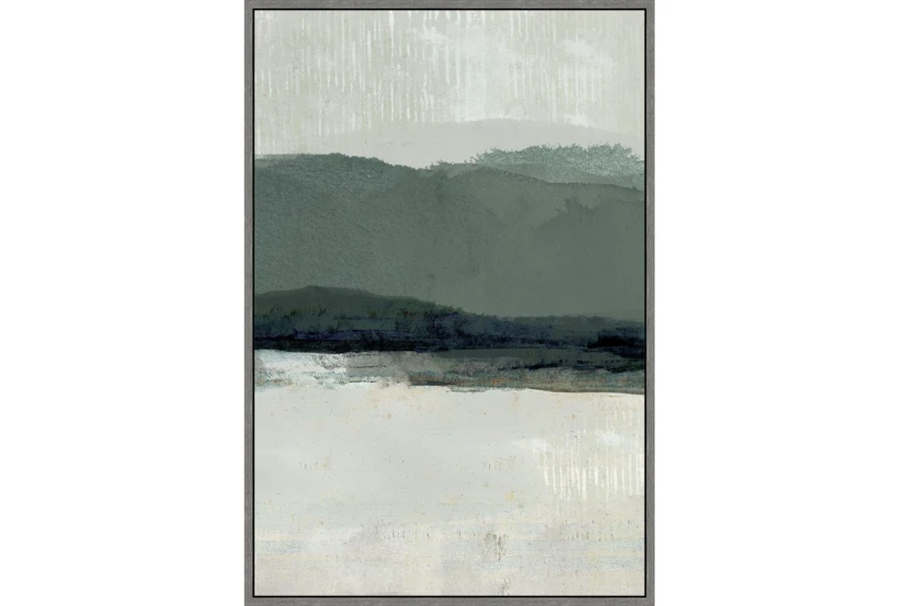 26X38 Jade Landscape II With Grey Frame - 360