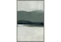 26X38 Jade Landscape II With Grey Frame - Signature
