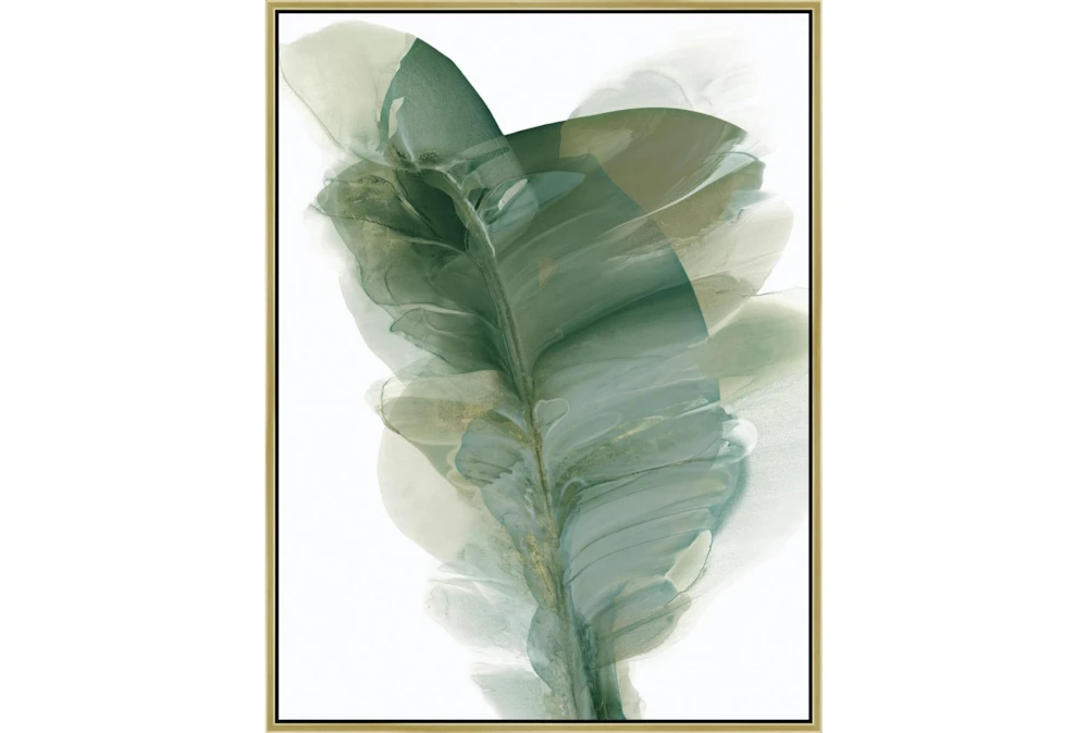 32X42 Green Flair II With Gold Frame