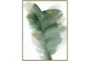 32X42 Green Flair II With Gold Frame - Signature