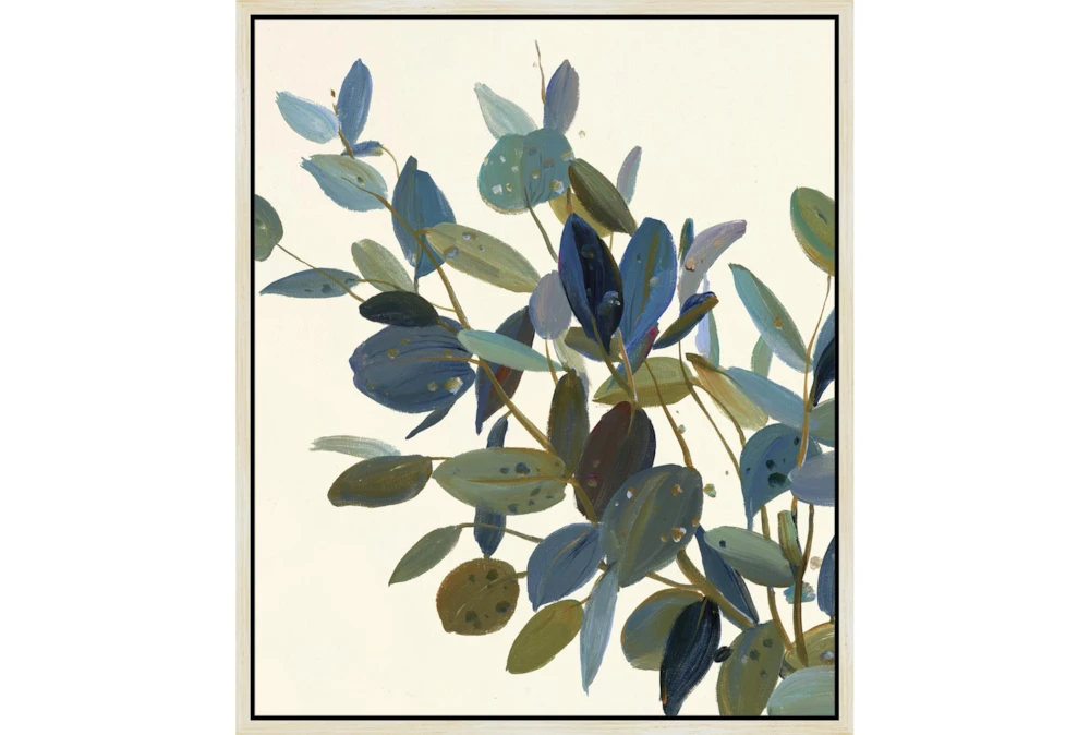 22X26 Watercolor Eucalyptus I With Birch Frame