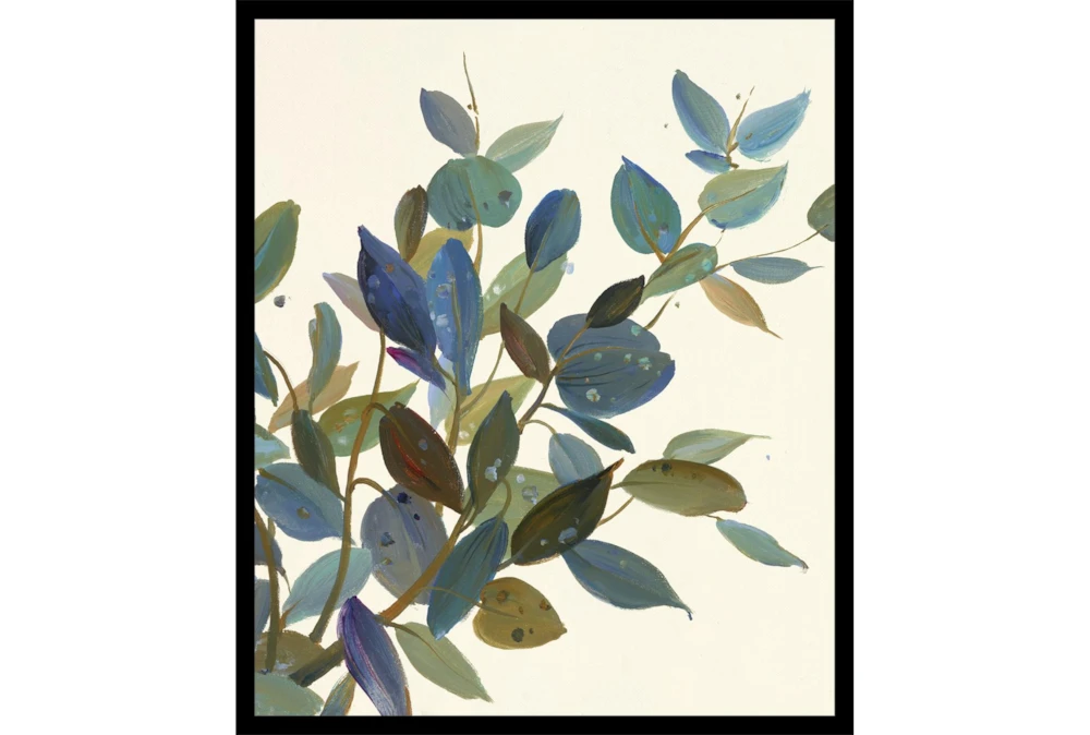 22X26 Watercolor Eucalyptus II With Black Frame