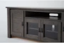Canyon Charcoal 74" Rustic TV Stand - Detail