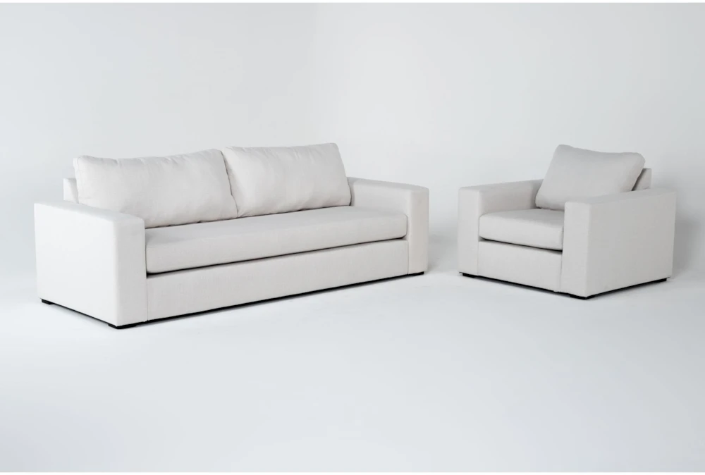 Isabella Sand 2 Piece 97" Sofa & Chair Set