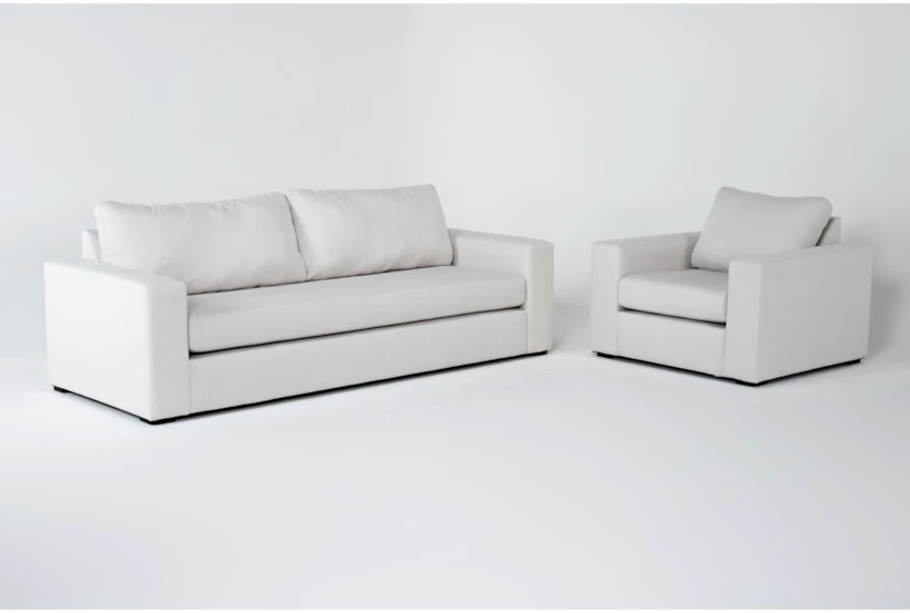 Isabella Sand 2 Piece 97" Sofa & Chair Set - 360