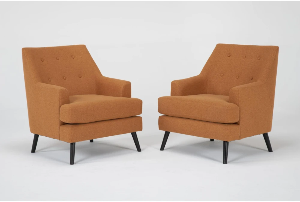 Celestino Copper Accent Arm Chairs, Set of 2