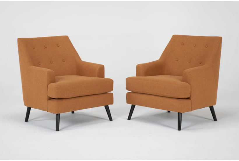 Celestino Copper Accent Arm Chairs, Set of 2 - 360
