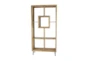 70" Natural Brown Wood Modern Bookcase - Signature