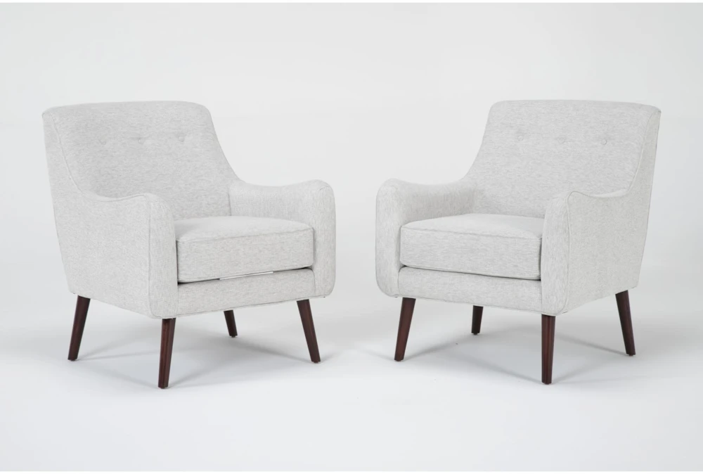 Kaycee Pumice Accent Arm Chairs, Set of 2