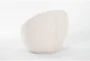 Guiliana Boucle Swivel Egg Chair - Side