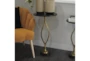 28" Marble + Gold Aluminum Accent Table - Room