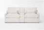 Kennedy 96" 3 Piece Modular Console Loveseat with USB - Signature