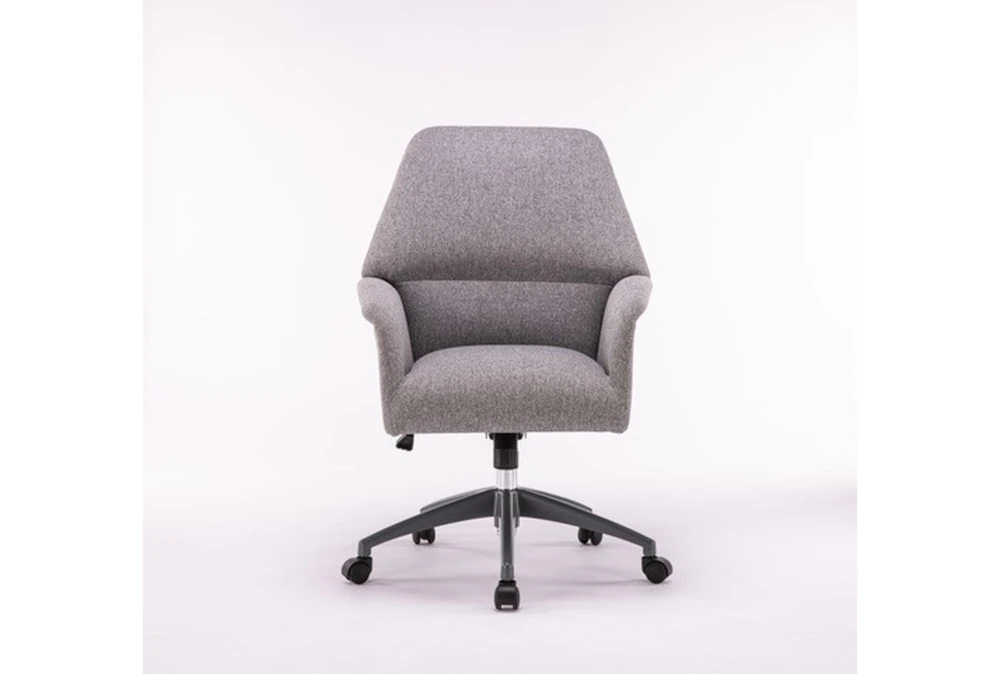 Gray Fabric Rolling Office Desk Chair