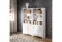Westlawn 72" White Bookcase With Doors - Room