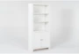 Westlawn 72" White Bookcase With Doors - Side