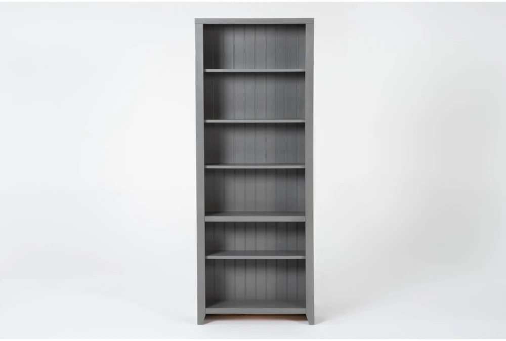 Westlawn 84" Grey Bookcase
