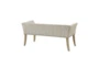 50" Nessa Taupe Multi Accent Bench - Back