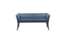 50" Nessa Blue Accent Bench - Front