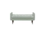48" Seafoam Upholstered Modern Accent Bench - Front