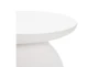 20" Round Modern Concrete Side Table - Detail