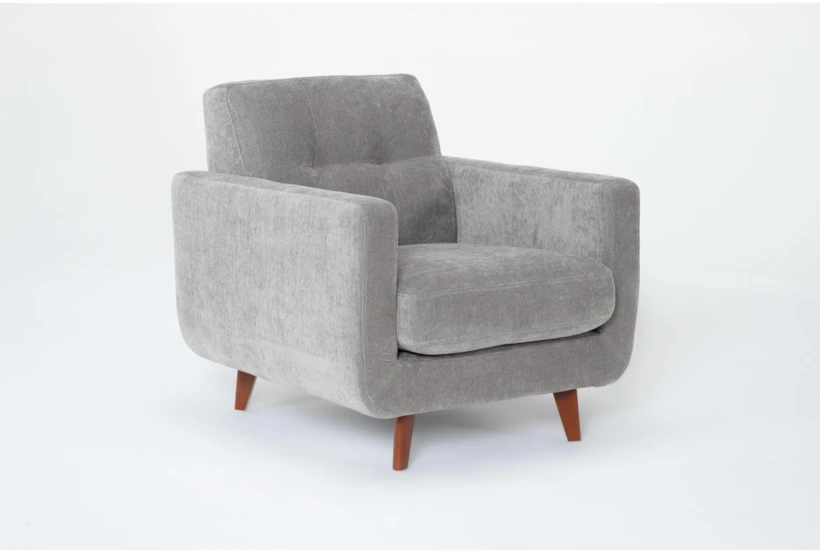 Allie Grey Arm Chair - 360