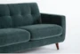 Allie Midnight Jade Green 108" 2 Piece Sectional with Right Arm Facing Corner Chaise - Detail
