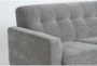 Allie Grey 108" 2 Piece Sectional with Right Arm Facing Corner Chaise - Detail