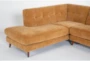 Allie Buttercup 108" 2 Piece Sectional with Left Arm Facing Corner Chaise & Chair - Detail