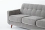 Allie Grey 79" Queen Memory Foam Sleeper Sofa Bed - Detail