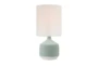 19" Mint Green Bottle Table Lamp - Signature
