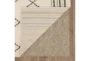 5'X8' Rug-Sorrento Ultra Soft Ivory/Black Modern Lattice - Detail