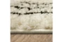 5'X8' Rug-Sorrento Ultra Soft Ivory/Black Modern Lattice - Detail