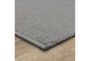 8'X10' Rug-Theo Grey Woven Wool Blend - Detail