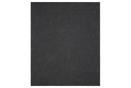 8'X10' Rug-Theo Dark Charcoal Woven Wool Blend - Main