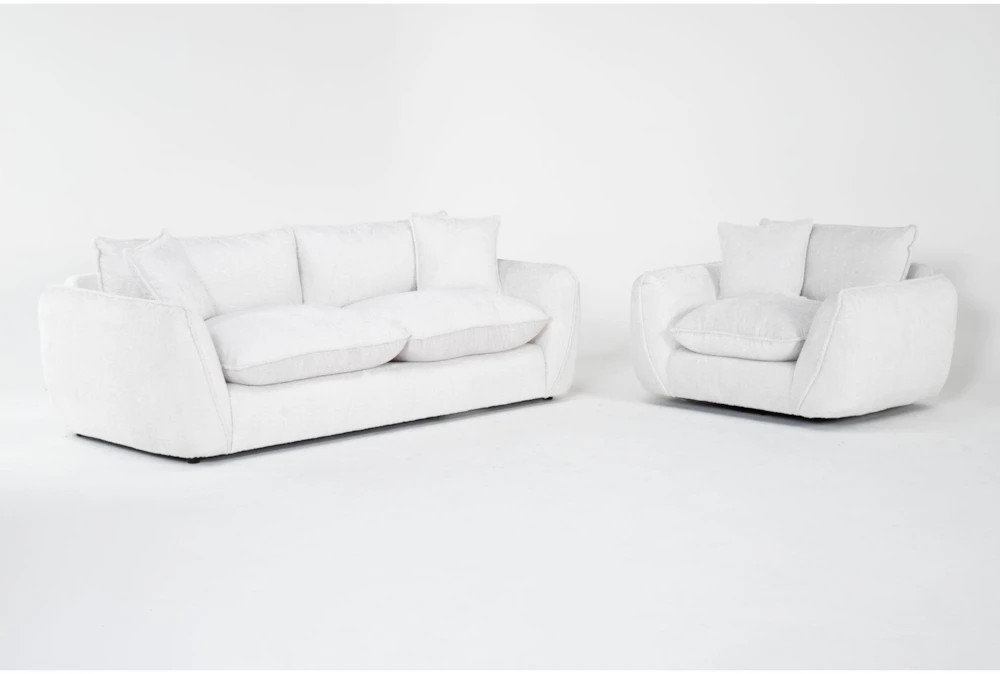 Sanctuary Sofa/Swivel Cuddler Set