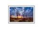 60X40 Arizona Desert At Sunset With Black Frame - Signature