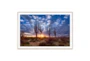 40X30 Arizona Desert At Sunset With Natural Frame - Signature
