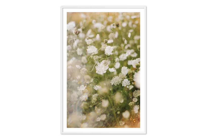 30X40 Wild Bloom With White Frame - 360