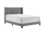 Melia Grey Full Tufted Upholstered Panel Bed - Signature
