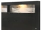 Cady Black Queen Bookcase Bed With LED Lighting - Detail