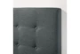Archer Grey Full Upholstered Panel Bed - Detail