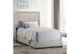 Ziya Ivory Twin Upholstered Panel Bed - Room
