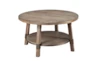 Elm Round Coffee Table With Storage - Signature