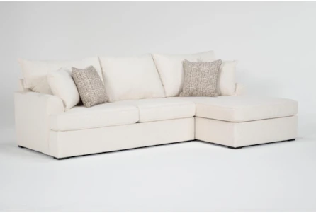 Belinha II Opal 2 Piece Sectional with Right Arm Facing Chaise - Main