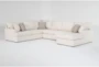 Belinha II Opal 4 Piece Sectional with Right Arm Facing Chaise - Signature