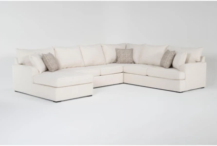 Belinha II Opal 4 Piece Sectional with Left Arm Facing Chaise - Main