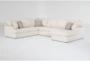 Belinha II Opal 4 Piece Full Sleeper Sectional with Right Arm Facing Chaise - Signature