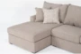 Belinha II Taupe 2 Piece Sectional with Left Arm Facing Chaise - Detail